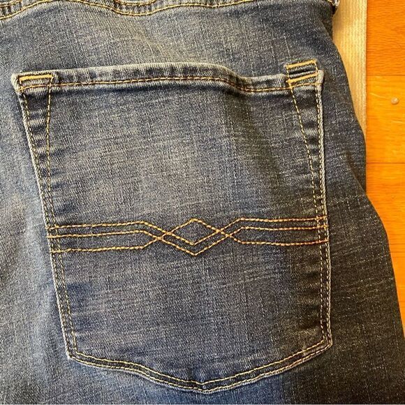 Levi’s Denizen Slim Straight Fit Blue Jeans size 36x34see pics re measurements - Picture 8 of 14